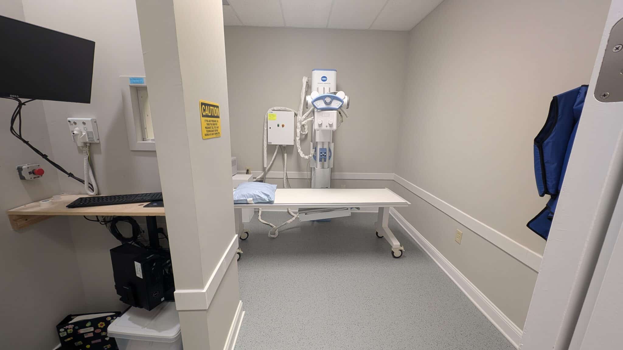 On-site diagnostic testing at Monarch Medicine Urgent Care in Carmel, Indiana