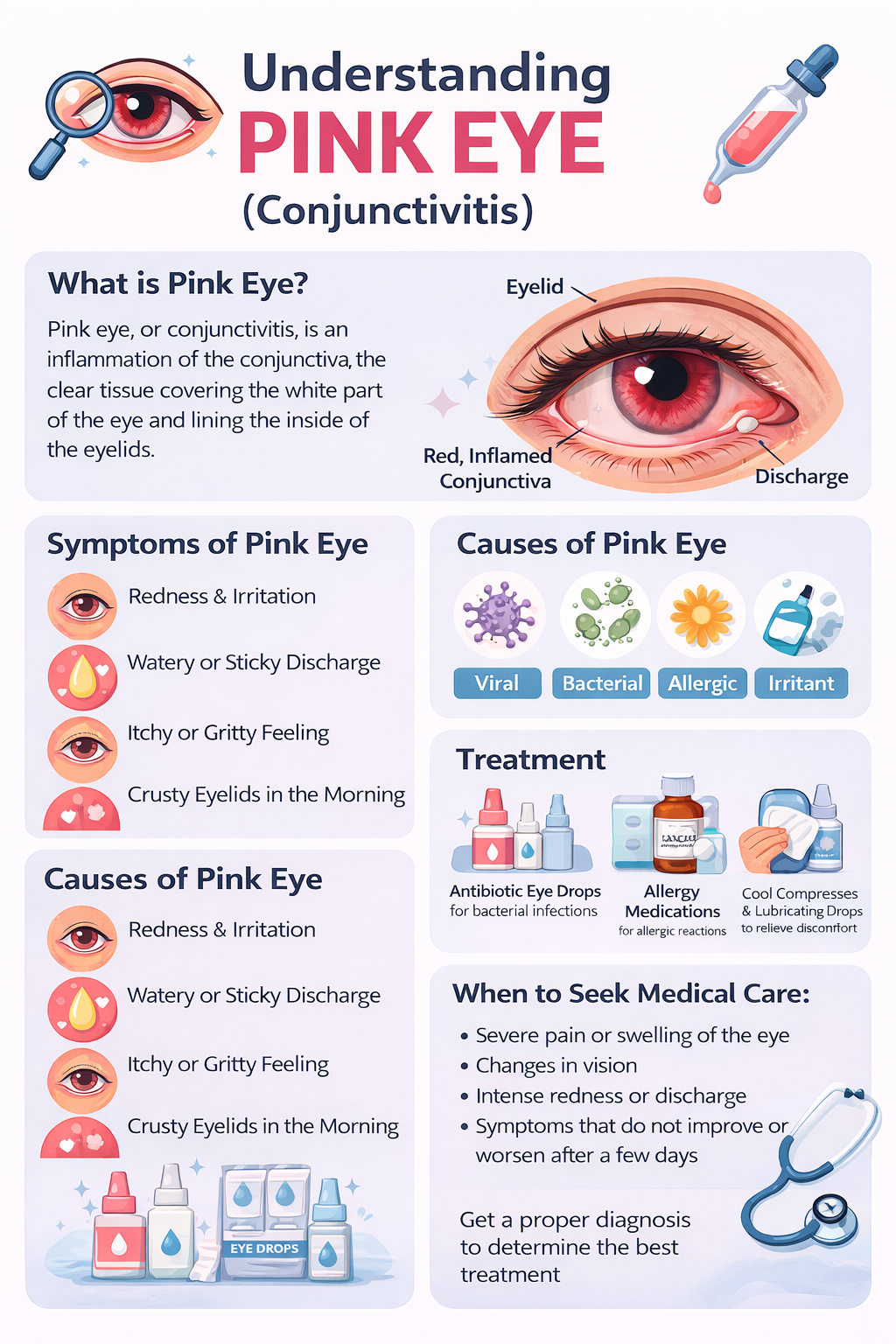 Pink eye evaluation at Monarch Medicine in Carmel, Indiana